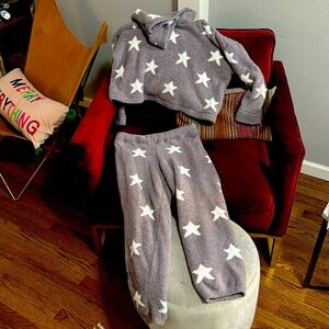 Star, fuzzy sweat set!!